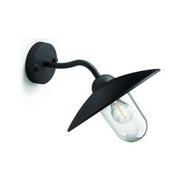 Philips 01643/30/PN - Aplică perete exterior HAMMOCK 1xE27/60W/230V