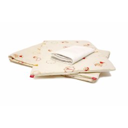 Lenjerie pat copii mici indieni, din bumbac 60x120 cm, 110x125 cm set 4 piese