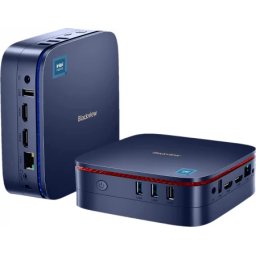 Mini PC Blackview MP60 Blue, 4K 60Hz, 16GB RAM LPDDR4, 1TB ROM SSD, Intel N5095, Windows 11 Pro, Display Dual 4K, Wi-Fi, Bt 4.2