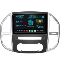 Navigatie Mercedes Benz Vito (2016+), Android 13, X-Octacore 8GB RAM + 256GB ROM, 10.36 Inch - AD-BGX10008+AD-BGRKIT407V3