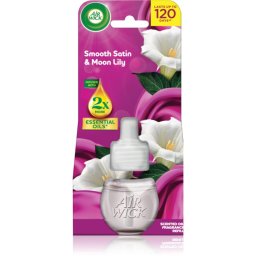 Air Wick Essential Oils Smooth Satin & Moon Lily rezervă pentru difuzorul electric 19 ml
