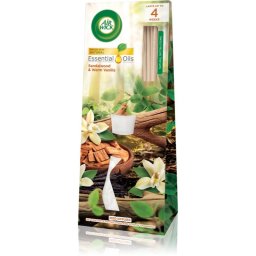 Air Wick Essential Oils Sandalwood & Warm Vanilla aroma difuzor cu rezervã 30 ml