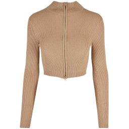 Urban Classics Geacă tricotată bej