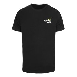 Mister Tee Tricou 'Flow Of Live' verde / roșu orange / negru / alb