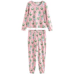 Cath Kidston Pijama 'Dreamer's Ditsy' verde / roz / alb