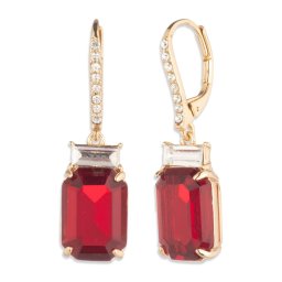Lauren Ralph Lauren Cercei auriu / roșu bordeaux