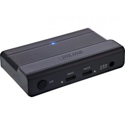 Sharing Switch USB type C 2 PC x 4 dispozitive USB-A, InLine IL60604I