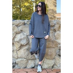 COMPLEU SPORT ASIMETRIC OVERSIZED GUARDDA GRI TALIE UNICA Gri