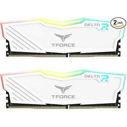 Memorie T-Force DELTA RGB - DDR4 - kit - 16 GB: 2 x 8 GB - DIMM 288-pin - 3200 MHz / PC4-25600 - unbuffered