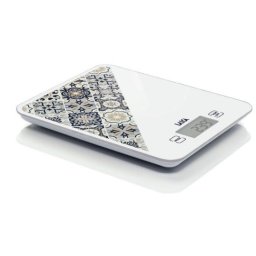 Cantar de bucatarie Cantar electronic de bucatarie Laica KS5013, 10 kg, maro, design mediteraneean