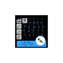 Aigostar - Ghirlandă LED de Crăciun pentru exterior 300xLED/8 funcții 15x0,4 m IP44 alb rece