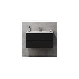 Dulap de baie cu lavoar KENWOOD 91x50x45 cm negru