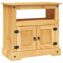 Comoda TV gama Corona, gri, 80 x 43 x 78 cm, pin mexican GartenMobel Dekor