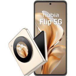 Telefon mobil ZTE Nubia FLIP, Dual SIM, 12GB RAM, 512GB, 5G, Gold