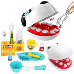 Jucarie Interactiva , Pet Dentist cu 17 Piese pentru Micii Stomatologi