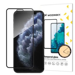 Wozinsky super tough with frame - Folie protecție ecran din Sticlă securizată - compatibil cu Apple iphone 11 pro / iphone xs / iphone x - Full Glue, Case Friendly - culoare Negru