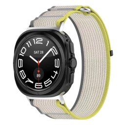 Curea pentru Samsung Galaxy Watch Ultra 47mm - Techsuit Watchband (W054) - Yellow / Gray