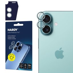 Folie de protecție cameră Iphone 16 Pro / 17 / 17 Pro 3mk Hardy Lens Protection Pro, Culoare: Light Green Apple STICLĂ