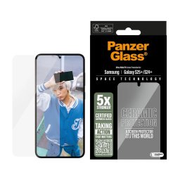 Folie PanzerGlass Ultra-Wide Fit Ceramic pentru Samsung Galaxy S25 Plus / S24 Plus, EasyAligner, clear