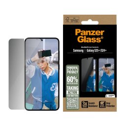 Folie privacy PanzerGlass Ultra-Wide Fit pentru Samsung Galaxy S25 Plus / S24 Plus, negru