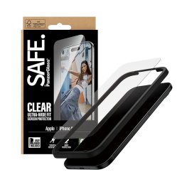 Folie PanzerGlass SAFE Ultra-Wide Fit pentru iPhone 17 Air, EasyAligner, clear