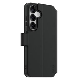 Husa Husa pentru Samsung Galaxy S25 - PanzerGlass® CARE Feature Kickstand Wallet Case - Black