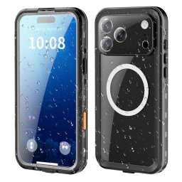 Husa Husa pentru iPhone 17 Pro Max - ShellBox Waterproof IP68 Case - Black