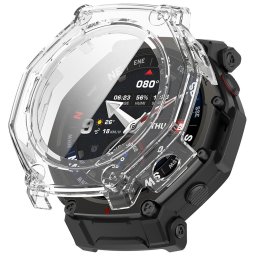 Husa pentru Amazfit T-Rex 3 Pro + Folie - Techsuit Defense360 Pro - Clear