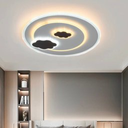Lustra LED NOOR, 30W, lumina Rece/Calda/Neutra, Alb