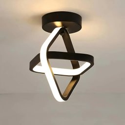 Lustra LED VERTEX CUBUS, 13W, lumina Rece/Calda/Neutra, Negru