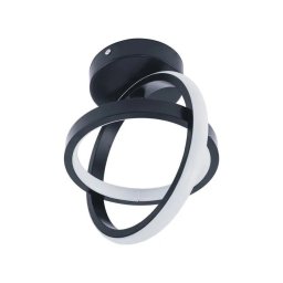 Lustra LED VERTEX GYRO, 42W, lumina Rece/Calda/Neutra, Negru