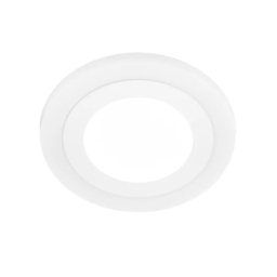 Spot LED Rotund, 9W, 3000K/6500K, Trei Functii, Incastrat, Alb