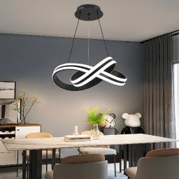 Lustra LED suspendata cu telecomanda INFINITY LOOP 92W