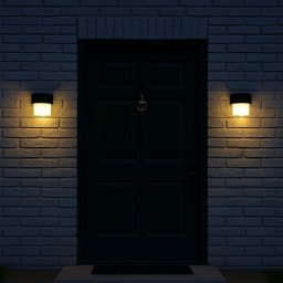 Aplica LED Exterior MIRA, 1 Sursa de lumina, Lumina Calda, Negru