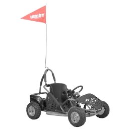 BUGGY ELECTRIC ARGINTIU CU CADRU METALIC, 500W, HECHT 54812 SILVER