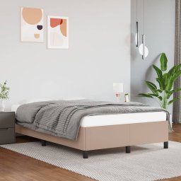 Gossi cadru de pat, cappuccino, 120x200 cm, piele ecologica