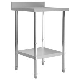 Gossi masa de lucru bucatarie bordura antistropire 60x60x93 cm otel