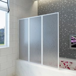 Gossi paravan cada dus, 141x132 cm, 3 panouri, pliabil