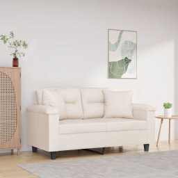 Gossi perne decorative, 2 buc., bej, 40x40 cm, microfibra