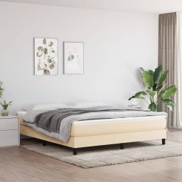 Gossi saltea de pat cu arcuri, crem, 180x200x20 cm, textil
