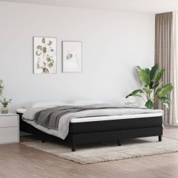 Gossi saltea de pat cu arcuri, negru, 160x200x20 cm, textil