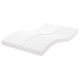 Gossi saltea din spuma, alb, 120x210 cm, 7 zone, duritate 20 ild