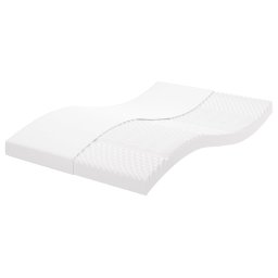 Gossi saltea din spuma, alb, 120x220 cm, duritate 7 zone 20 ild