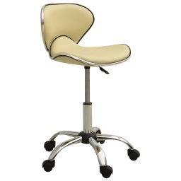 Gossi scaun de birou, crem, piele ecologica