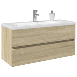 Gossi set mobilier de baie, 2 piese, ceramica si lemn prelucrat