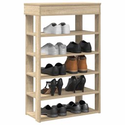 Gossi suport de pantofi, stejar sonoma, 60x30x98 cm, lemn prelucrat