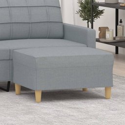 Gossi taburet, gri deschis, 70x55x41 cm, material textil