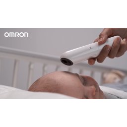 OMRON Gentle Temp 730 - Termometru de frunte cu infrarosu, fara contact, pentru nou-nascuti, copii si adulti, masurare rapida in 1 secunda, rezistent la apa, silentios