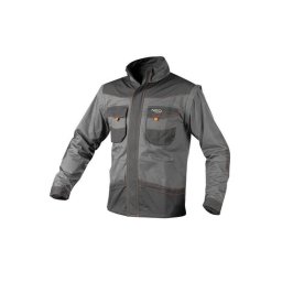 Geaca de lucru, convertibila in vesta, 2 in 1, maneci detasabile, bumbac, marimea XXXL/58, NEO