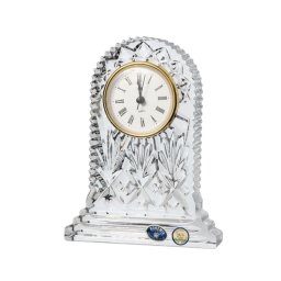 Ceas de masa din Cristal de BOHEMIA - 17,5 cm